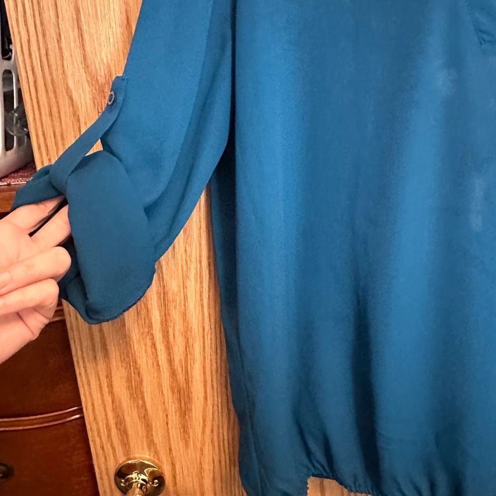 Teal Blouse - Picture 5 of 10